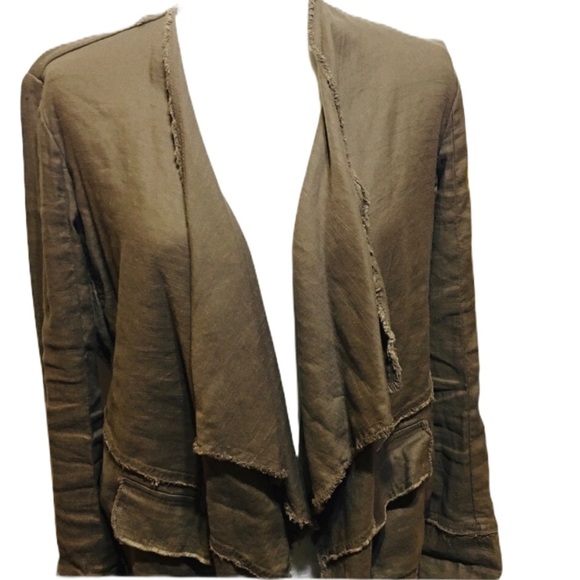 Free People Jackets & Blazers - C Free People Raw Femme Linen Jacket